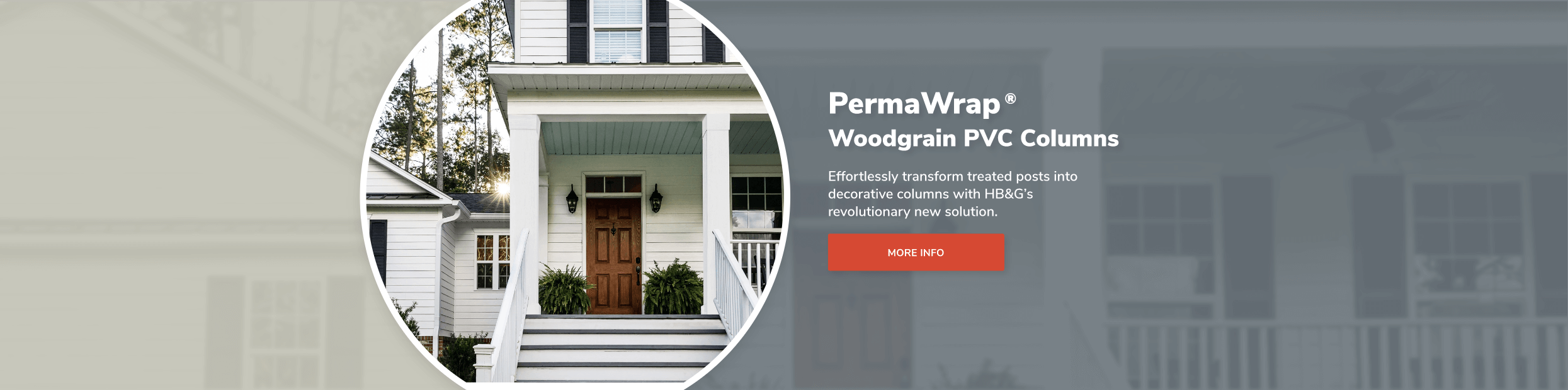 PermaWrap® Woodgrain PVC Columns